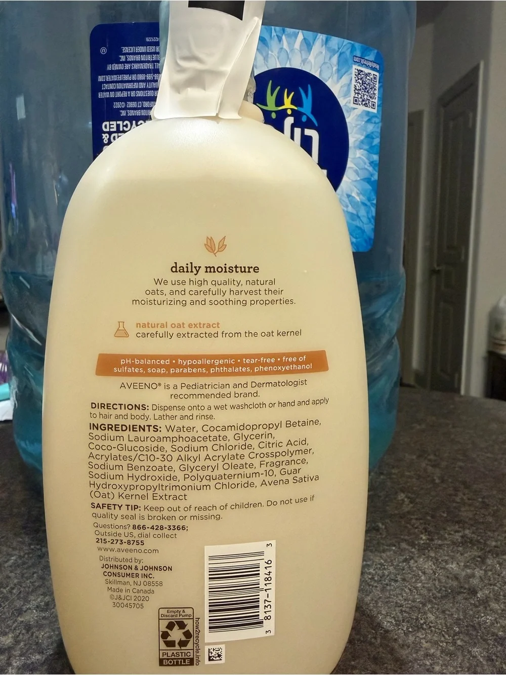 Aveeno Baby Daily Moisture Wash & Shampoo — Cream